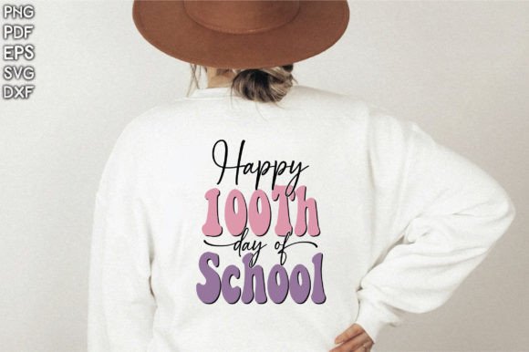 A Designer's Review of the Retro Happy 100th Day SVG