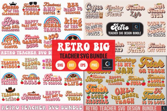 The Retro Big Teacher Bundle: A Designer's Real-World Review